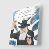 レベ時計 スクエア壁時計 (傾斜)