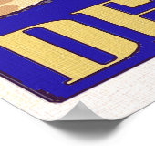 レホバスビーチデラウェア ポスター (角)