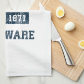 レホバビーチデラウェアDEヴィンテージスポーツデザインN キッチンタオル (四つ折り)