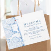 レホバムビーチ結婚式ウェルカムの日程 サンキューカード