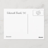 レホフビーチはがき – ピンクインク ポストカード (裏面)