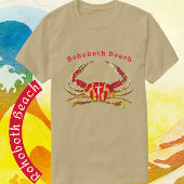 レホフビーチデラウェアレッドと金ゴールド海カニ パーカ