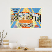 レホフビーチデラウェアDEヴィンテージ旅行はがき ポスター (キッチン)