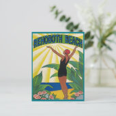 レホブザービーチヴィンテージ ポストカード (スタンド正面)