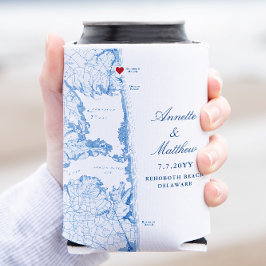 レホブズビーチデラウェア結婚式の引き出物ドリンク 缶クーラー