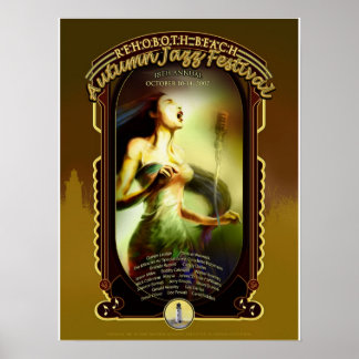 レホブトビーチ秋ジャズフェスト2007 ポスター