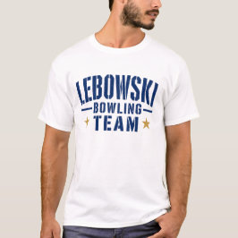 レボウスキーボウリングチームの面白いデザイン Tシャツ