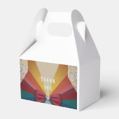 レボカラフルンエレガントボー結婚式招待状 フェイバーボックス (裏面サイド)