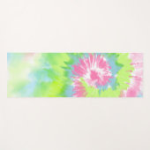 レボクールンカラフルボー絞り染め ヨガマット (正面(横))