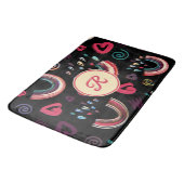 レボモダンカラフルンカスタムフォトバスマット バスマット (アングル)