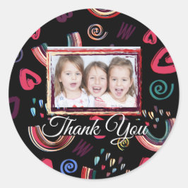 レボモダンンカラフルカスタムラウンクラシックド ラウンドシール