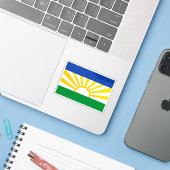 レボワの旗、南アフリカ共和国 シール (ノートパソコンとiPhone)