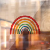 レボーオーガニックゲイプライドLGBTQ カラフル ウィンドウサイン (シート2)