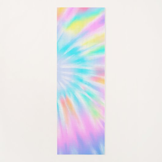 レボースタイリッシュカラフル絞り染めヨガ ヨガマット (正面)