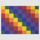 レボー市松模様にティッシュペーパー 薄葉紙 (正面)