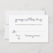 レポンデスsilヴォースプレイト 出欠カード (裏面)