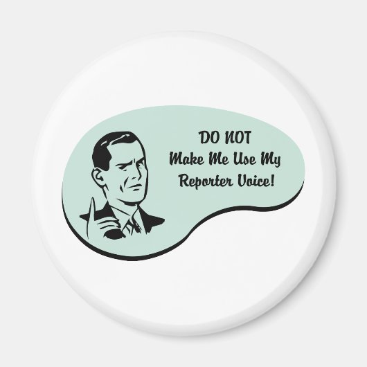 レポーターの声 マグネット (正面)