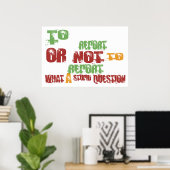 レポートへ ポスター (ホームオフィス)