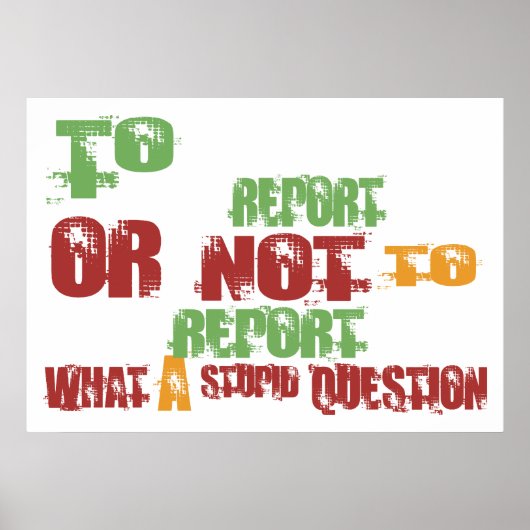 レポートへ ポスター (正面)