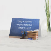 レポート素晴らしカード!学生おめでとうカード カード (正面)