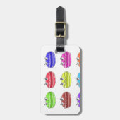 レマカロンかわいい漫画 ラゲッジタグ (正面縦)