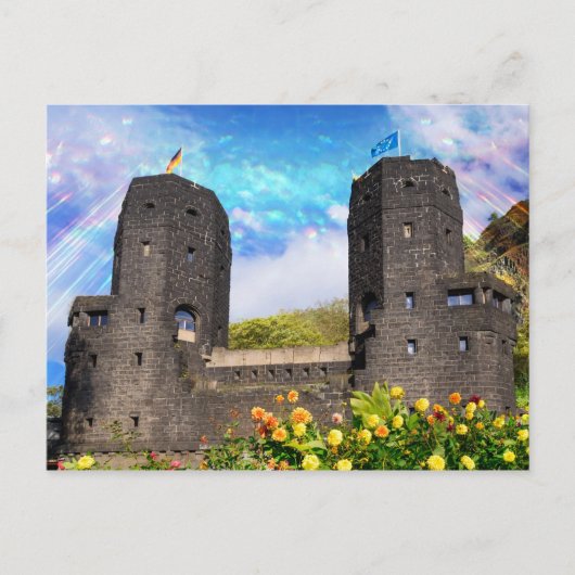 レマゲン州エルペルにルデンドルフ橋が残っている ポストカード (正面)