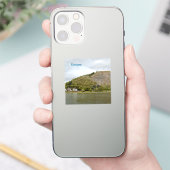 レマゲン ライン川 橋 絵画効果 写真 シール (スマートフォン)