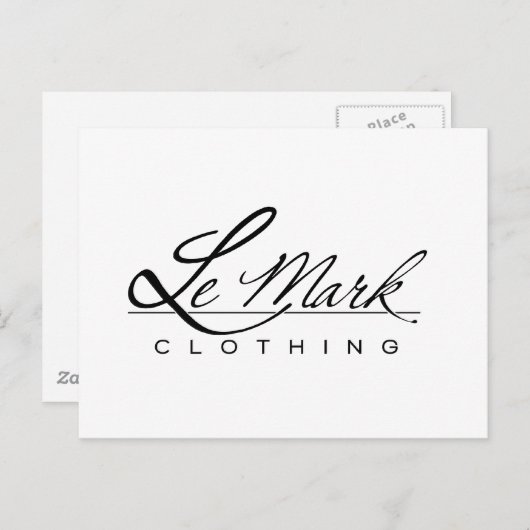 レマーク衣料品ライン ポストカード (正面/裏面)