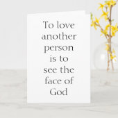 レミゼラブルグリーティングカード カード (黄色い花)