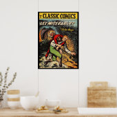 レミゼラブルビクトルウゴ漫画ブックカバー ポスター (キッチン)