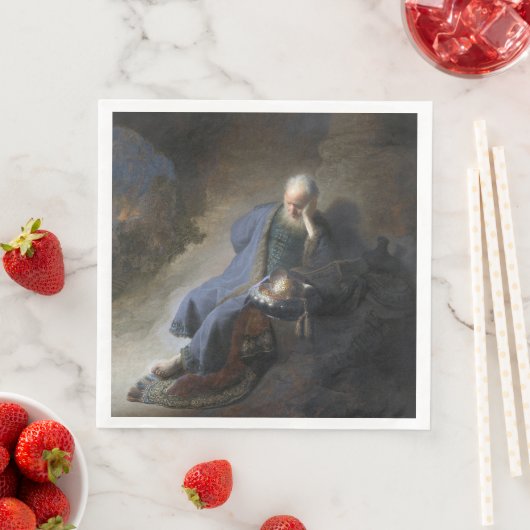 レミヤはエルサレムの秋で嘆き悲しむ，レンブラント (インサイチュ)