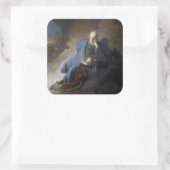 レミヤはエルサレムの秋で嘆き悲しむ,レンブラント スクエアシール (バッグ)