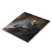 レミヤはエルサレムの秋で嘆き悲しむ，レンブラント タイル (側面)