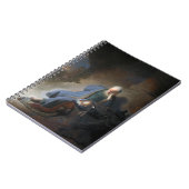 レミヤはエルサレムの秋で嘆き悲しむ，レンブラント ノートブック (左側)