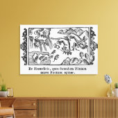 レミングの移動 キャンバスプリント (インサイチュ (リビング))