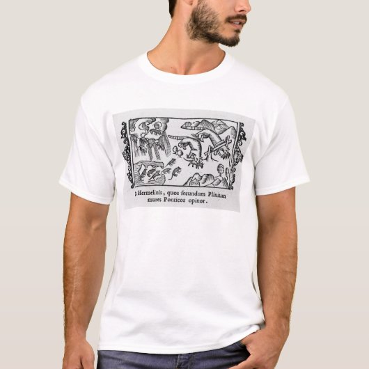 レミングの移動 Tシャツ (正面)