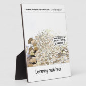 レミングスラッシュアワーおもしろいド フォトプラーク (側面)