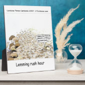 レミングスラッシュアワーおもしろいド フォトプラーク (側面)