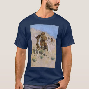 レミントンによるスカウト、ヴィンテージ ミリタリーカウボーイ Tシャツ