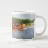 レミントンによる偉大な探検家たち、ヴィンテージの開拓者たち ジャンボコーヒーマグカップ (右)