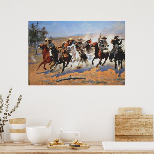 レミントンによる材木用のダッシュ ポスター (キッチン)