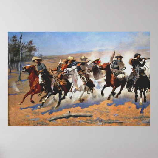 レミントンによる材木用のダッシュ ポスター (正面)