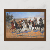 レミントンによる材木用のダッシュ ポストカード (正面)