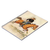 レミントンによる騎兵将校のヴィンテージ軍事作品 ノートブック (左側)