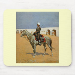 レミントンのカバリモン・オブ・ザ・ライン、メキシコ(1889) マウスパッド