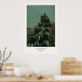 レミントンのプレーンズの古い駅馬車（1901年） ポスター (キッチン)