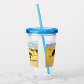 レミントン旧西馬とカウボーイ アクリルタンブラー (左)