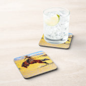 レミントン旧西馬とカウボーイ コースター (右側)