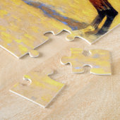 レミントン旧西馬とカウボーイ ジグソーパズル (側面)