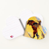 レミントン旧西馬とカウボーイ ノートブック (内部)